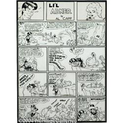 Al Capp - Lil' Abner Sunday Comic Strip Original Art, dated 6-12-49 (United Feature Syndicate, 1949)