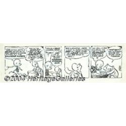 Walt Kelly - Pogo Daily Comic Strip Group Original Art (Hall Syndicate, 1966-72).
