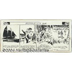 Alex Raymond - Flash Gordon with Jungle Jim Topper Sunday Comic Strip Original Art, dated 11-23-41 (