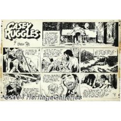 Warren Tufts - Casey Ruggles Sunday Comic Strip Original Art, Group of 2 (United Feature Syndicate, 