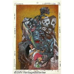 Simon Bisley - Doom Patrol #35 Cover Original Art (DC, 1990).