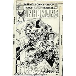Rich Buckler and Frank Giacoia - The Inhumans #2 Cover Original Art (Marvel, 1975).