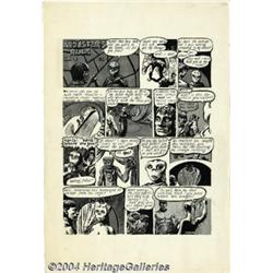 Richard Corben - "Monsters Rule" Part 4 One-page Story Original Art (1968).