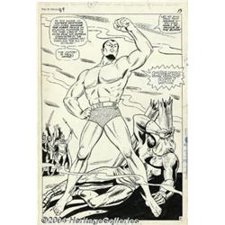 Bill Everett - Tales to Astonish #87 Splash Page 13 Original Art (Marvel, 1967).