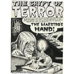 Al Feldstein - The Crypt of Terror #18 Splash Page Original Art (EC, 1950).