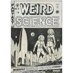 Al Feldstein - Weird Science #7 Cover Original Art (EC, 1951).