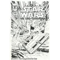 Rick Hoberg - Classic Star Wars The Early Adventures #4 Cover Original Art (Dark Horse, 1994).