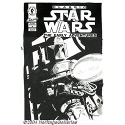 Rick Hoberg - Classic Star Wars The Early Adventures #9 Unpublished Cover Original Art (Dark Horse, 