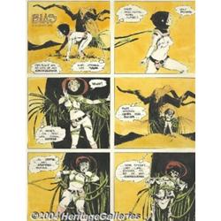 Jeff Jones - "Bias" Original Art (1972).