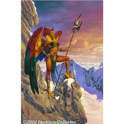 Joe Jusko - Inquest Magazine Cover Original Art (Wizard, 2000).