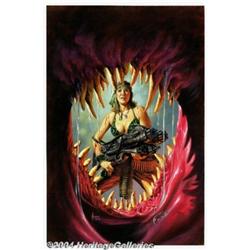 Joe Jusko - Inferno: Hellbound #1 Cover Original Art (Top Cow, 2002).