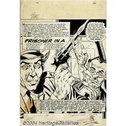 Gil Kane and Murphy Anderson - Showcase #36 the Atom Splash Page Original Art (DC, 1961).