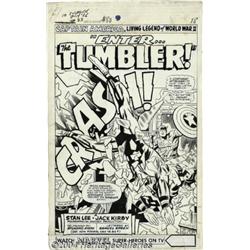 Jack Kirby and Dick Ayers - Tales of Suspense #83, page 1 Splash Page Original Art (Marvel, 1966).