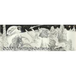 Estaban Maroto - John Carter of Mars Illustration Original Art (2002).