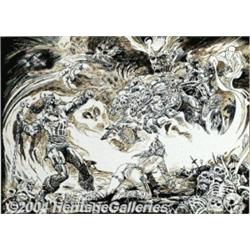 Esteban Maroto - Conan Illustration Original Art (1995).