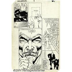 Frank Miller and Joe Rubinstein - Wolverine #4, page 6 Original Art (Marvel, 1982).