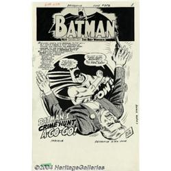 Sheldon Moldoff and Joe Giella - Detective Comics #352, page 1 Original Art (DC, 1966).