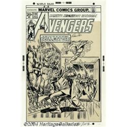 John Romita Sr. - The Avengers #119 Cover Original Art (Marvel, 1974).