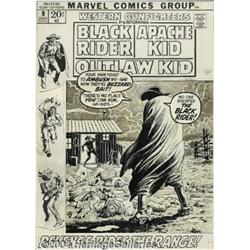 John Severin - Western Gunfighters #9 Cover Original Art (Marvel, 1971).
