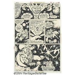 Jim Starlin - Warlock #13, page 16 Original Art (Marvel, 1976).
