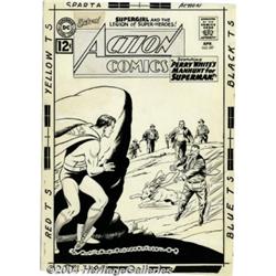 Curt Swan and Sheldon Moldoff - Action Comics #287 Cover Original Art (DC, 1962).