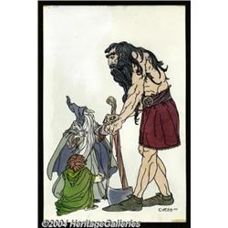 Charles Vess - Lord of the Rings Illustration Original Art (1977).