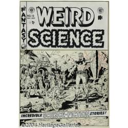 Wally Wood - Weird Science #13 Cover Original Art (EC, 1952).