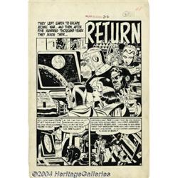 Wally Wood - Weird Science #5 Splash Page 1 Original Art (EC, 1951).