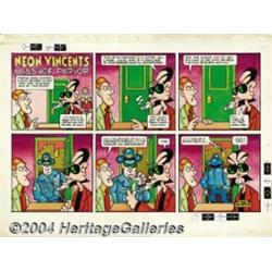 Skip Williamson - Neon Vincent's Massage Parlor Original Art (Playboy, undated).