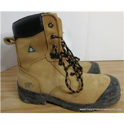 Pair of Size 9 Steel Toe Work-Boots