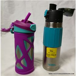 2 Stainless Steel Travel Thermoses