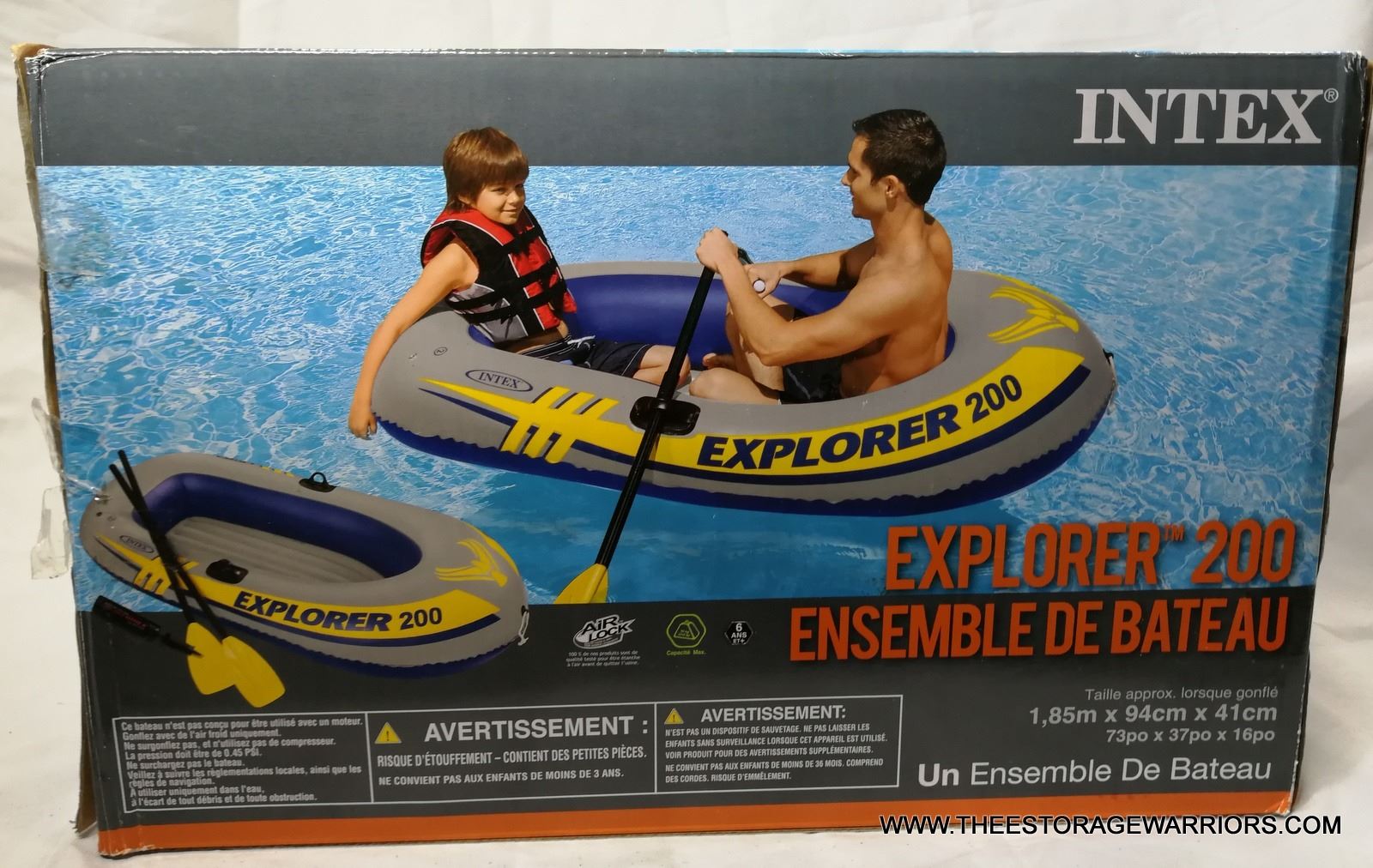 Explorer 200 Raft Intex Explorer-200 Inflatable Raft