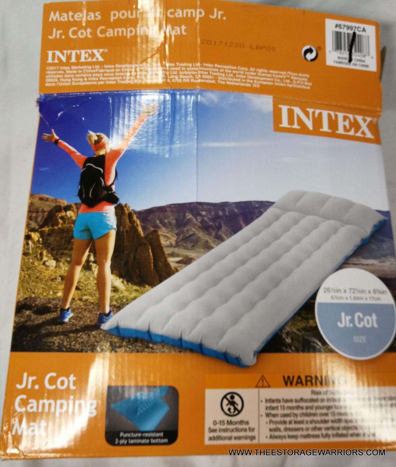 intex jr cot camping mat