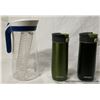 Image 1 : 2 Contigo Travel Mugs & Pitcher