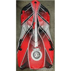 Snow Storm Rocks Sled