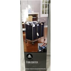 Home Trends 3-Bin Sorter