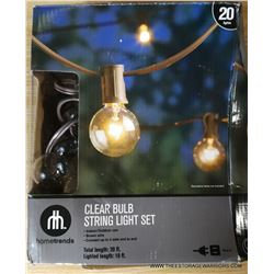 Hometrends Clear Bulb Light Set