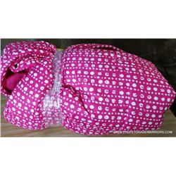Pink and White Comforter