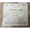 Image 2 : Graded 1991 Canadian 25 Cent Piece