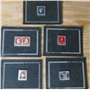 Image 1 : 5 Franklin Mint Silver Postage Stamps