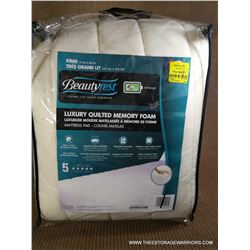BeautyRest Luxury Quilted Memory Foam Mattress Pad