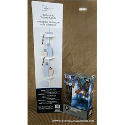 LED String Lights & Bath Caddy