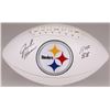 Image 1 : Jack Ham Signed Steelers Logo Football Inscribed "HOF 88" (JSA COA)