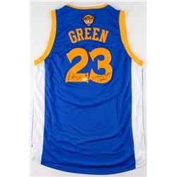 Draymond Green Signed LE Warriors Jersey Inscribed "I Want to Destroy Cleveland" (JSA COA)