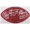 Image 1 : NFL "The Duke" Football Signed by Eli Manning, Phil Simms, Otis Anderson With (6) Inscriptions (Stei