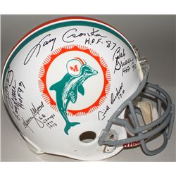 1972 Dolphins Full-Size Authentic On-Field Helmet Team-Signed by (6) with Bob Griese, Larry Csonka, 