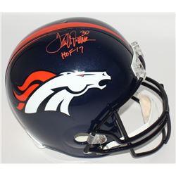 Terrell Davis Signed Broncos Full-Size Helmet Inscribed "HOF 17" (Radtke COA)