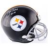 Image 1 : Joe Greene Signed Steelers Throwback Full-Size Authentic On Field Helmet Inscribed "HOF 87" (JSA COA