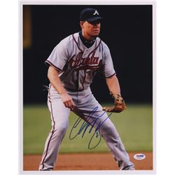 Chipper Jones Signed Braves 11x14 Photo (PSA COA)