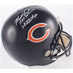 Mike Singletary Signed Bears Full-Size Helmet Inscribed "HOF 98"  "SB XX Champs" (JSA COA)
